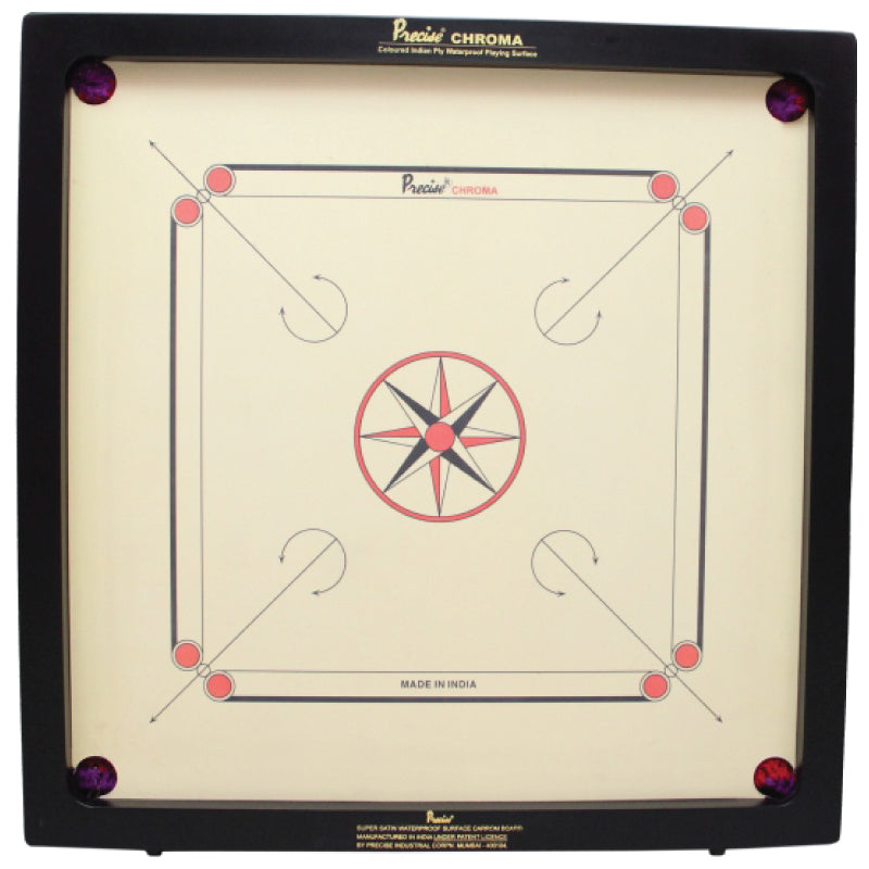 Precise Excel Chroma 6mm Indian Ply Carrom Board