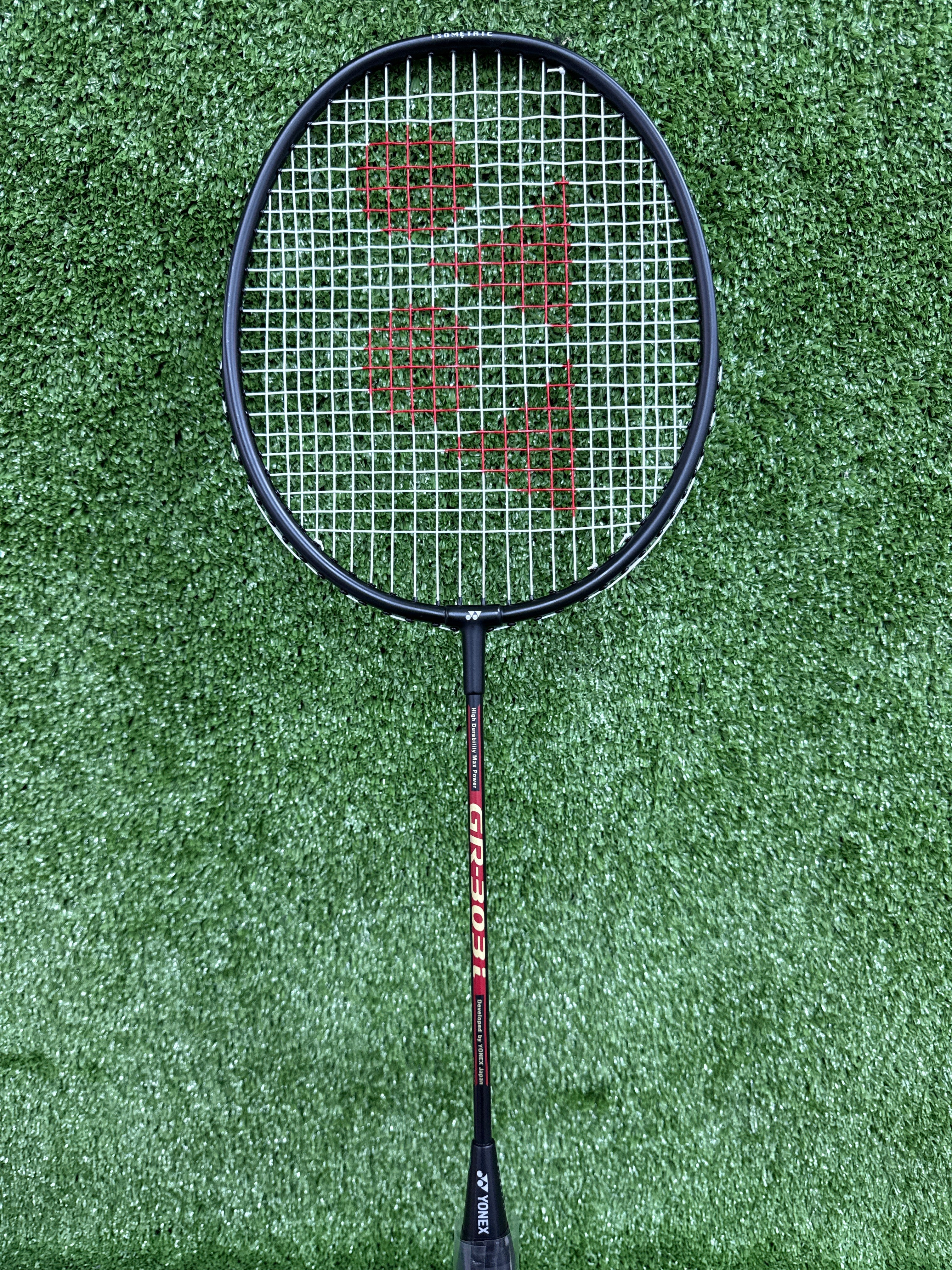 Yonex GR-303i Black Badminton Racket Prestrung - Made in India