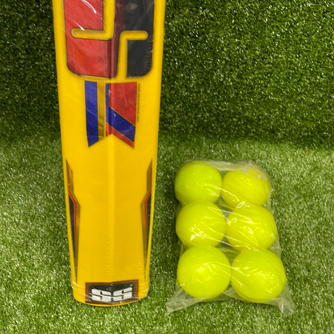 SS Kids Plastic Cricket Bat Set 2