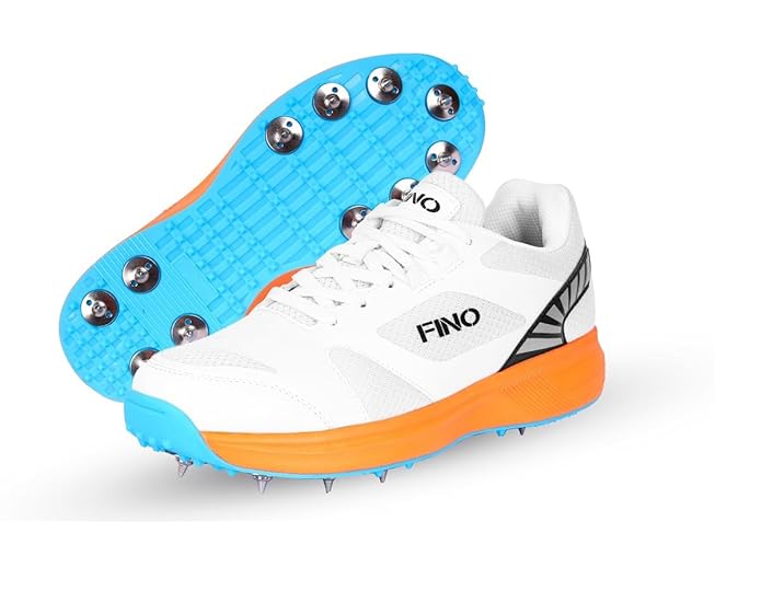 FINO C-01 Junior Metal Spikes Cricket Shoes-1-Top_Cricket_Store