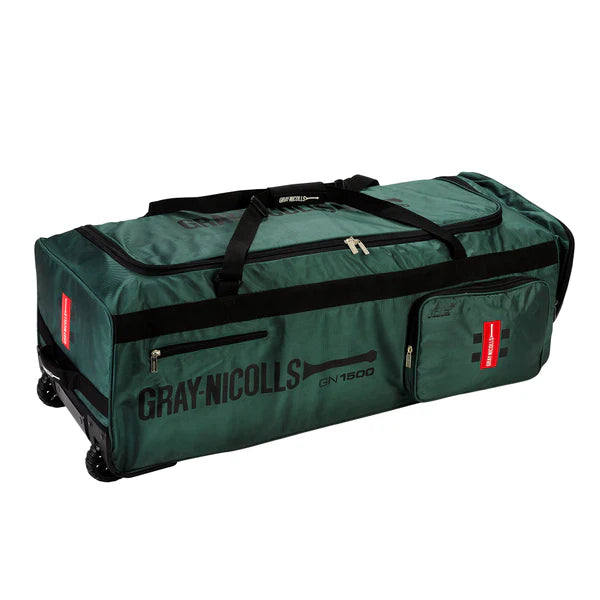 GN 1500 WHEELIE Cricket Kit Bag (Black)