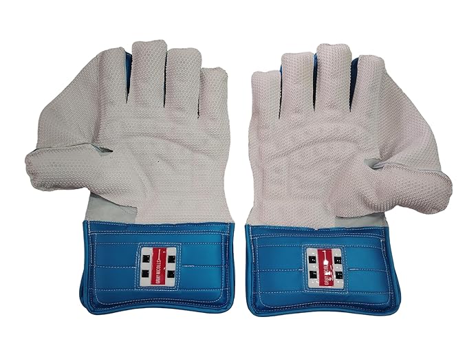 Gray-Nicolls Blue Limited Edition Adult Cricket Wicket Keeping Gloves