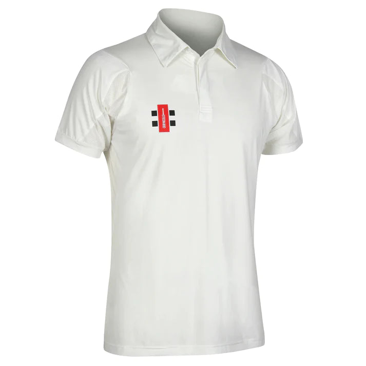 Gray Nicolls Short Sleeve Cricket White T-Shirt