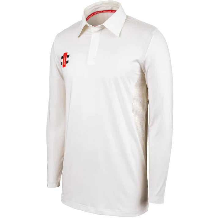 Gray Nicolls Full Sleeve Cricket White Shirt