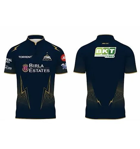 Gujarat Titans Official Match Edition Half Sleeve Jersey - IPL 2026 Authentic Gear