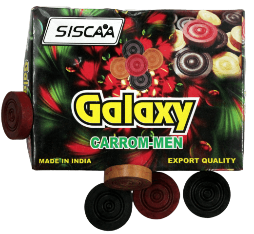 Siscaa Galaxy Carrom Coins Set