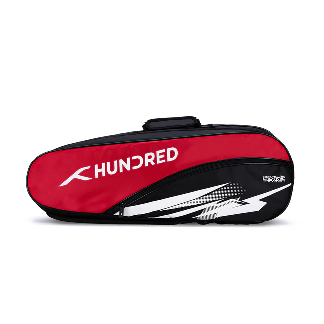 Hundred Cosmogear Badminton Racquet Kit Bag (Black / Red)