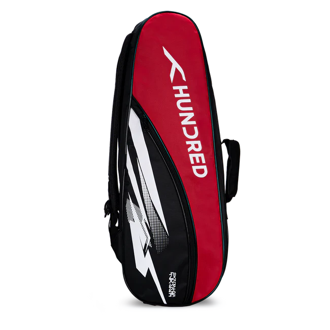 Hundred Cosmogear Badminton Racquet Kit Bag (Black / Red)