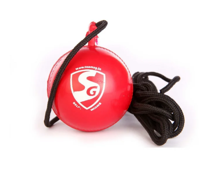 SG iBall Hanging String Leather Cricket Training Ball