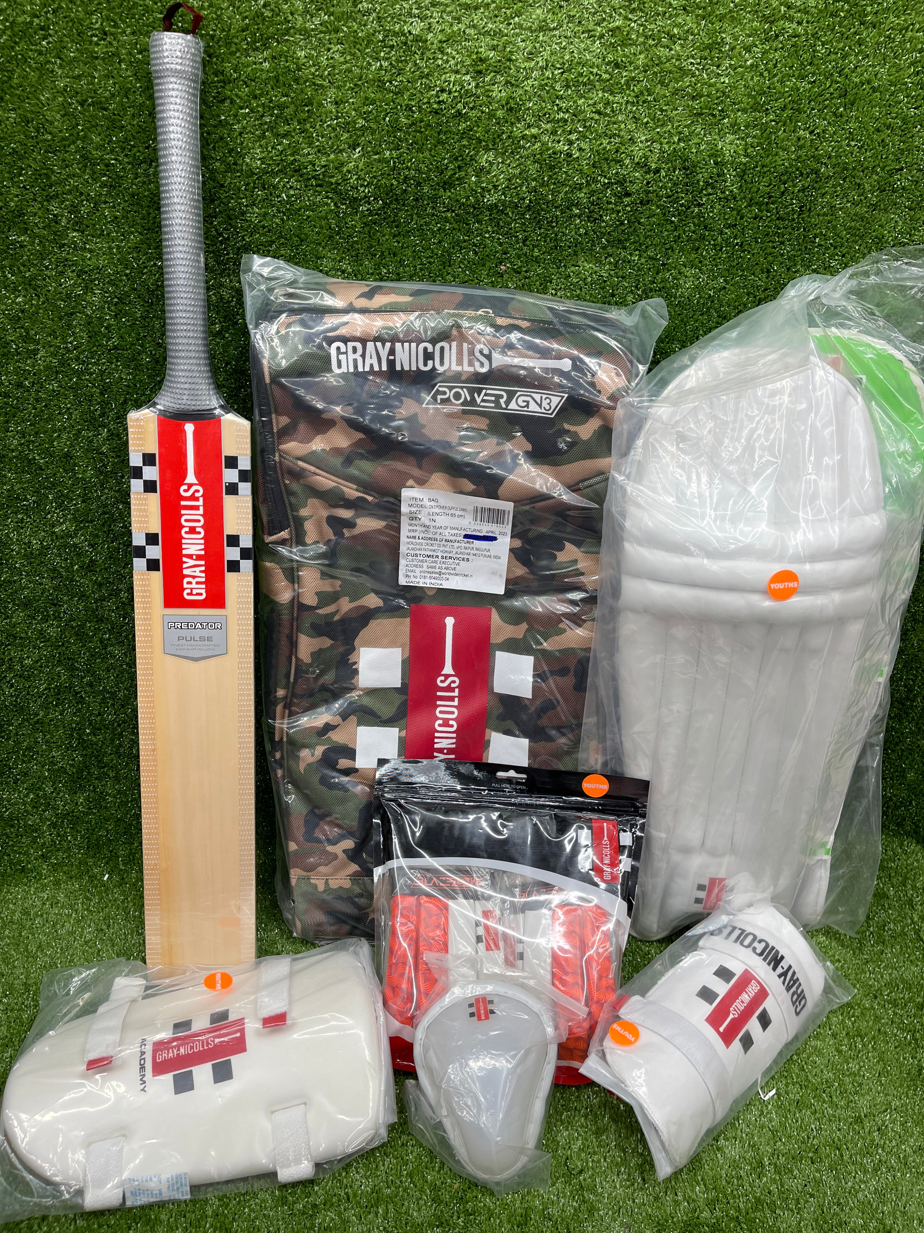 Gray-Nicolls MAAX Junior / Youth Full Cricket Kit Set