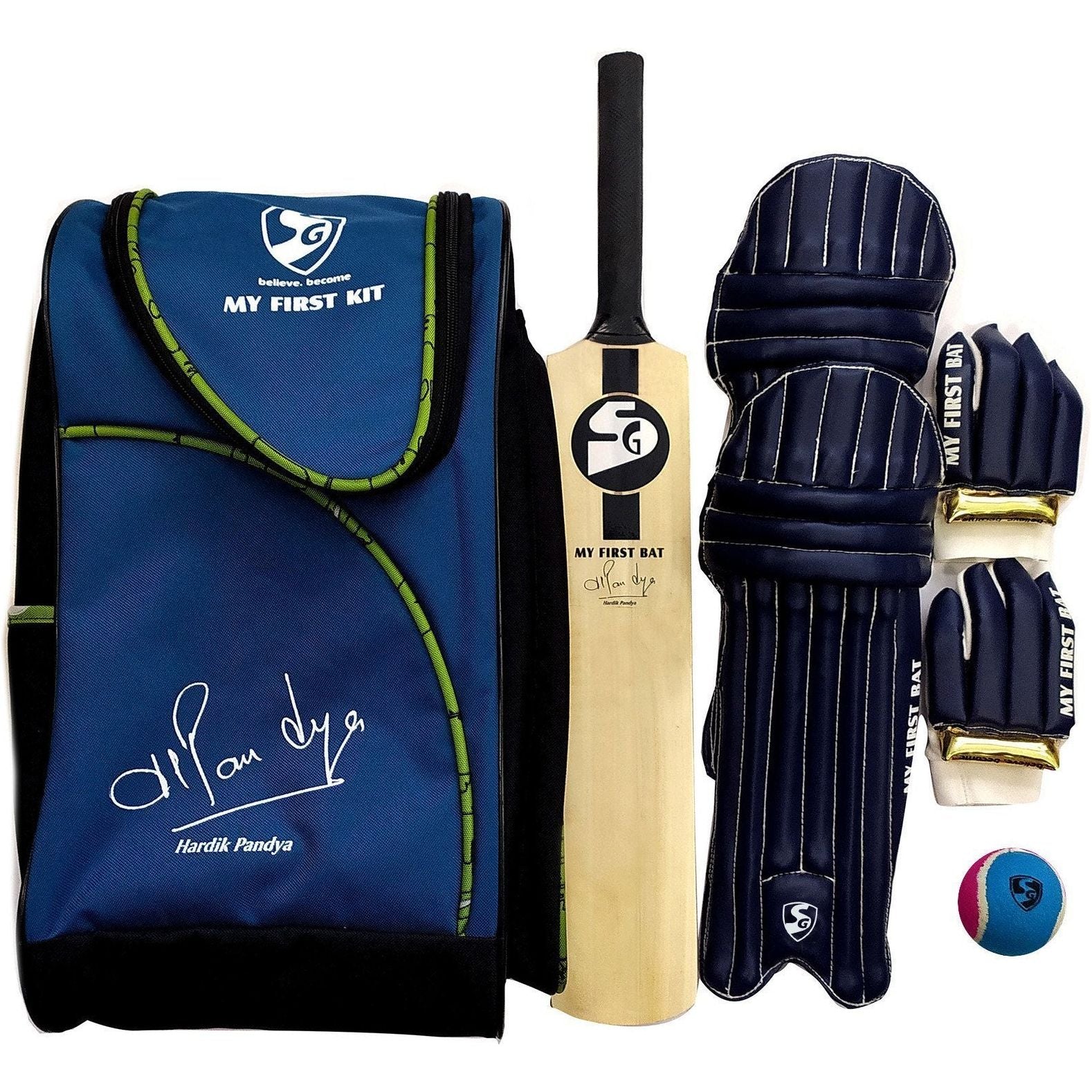 SG My First Kit Junior / Youth Cricket Set for 6 to 8 Years Old