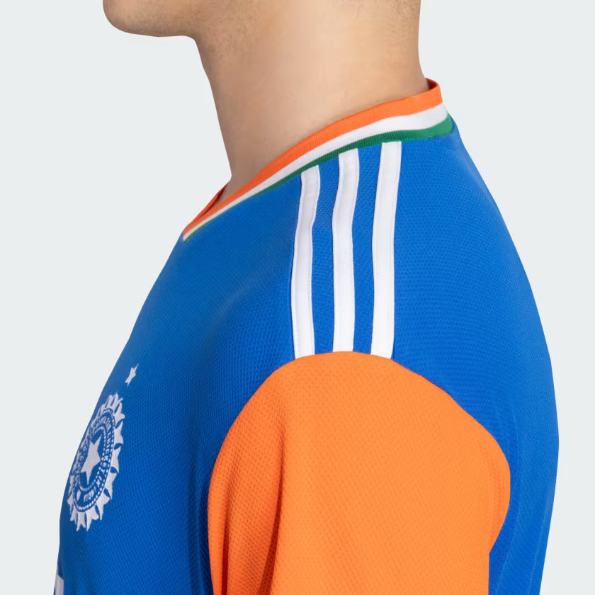 INDIA CRICKET T20 INTERNATIONAL FAN JERSEY Dark Blue / True Orange 