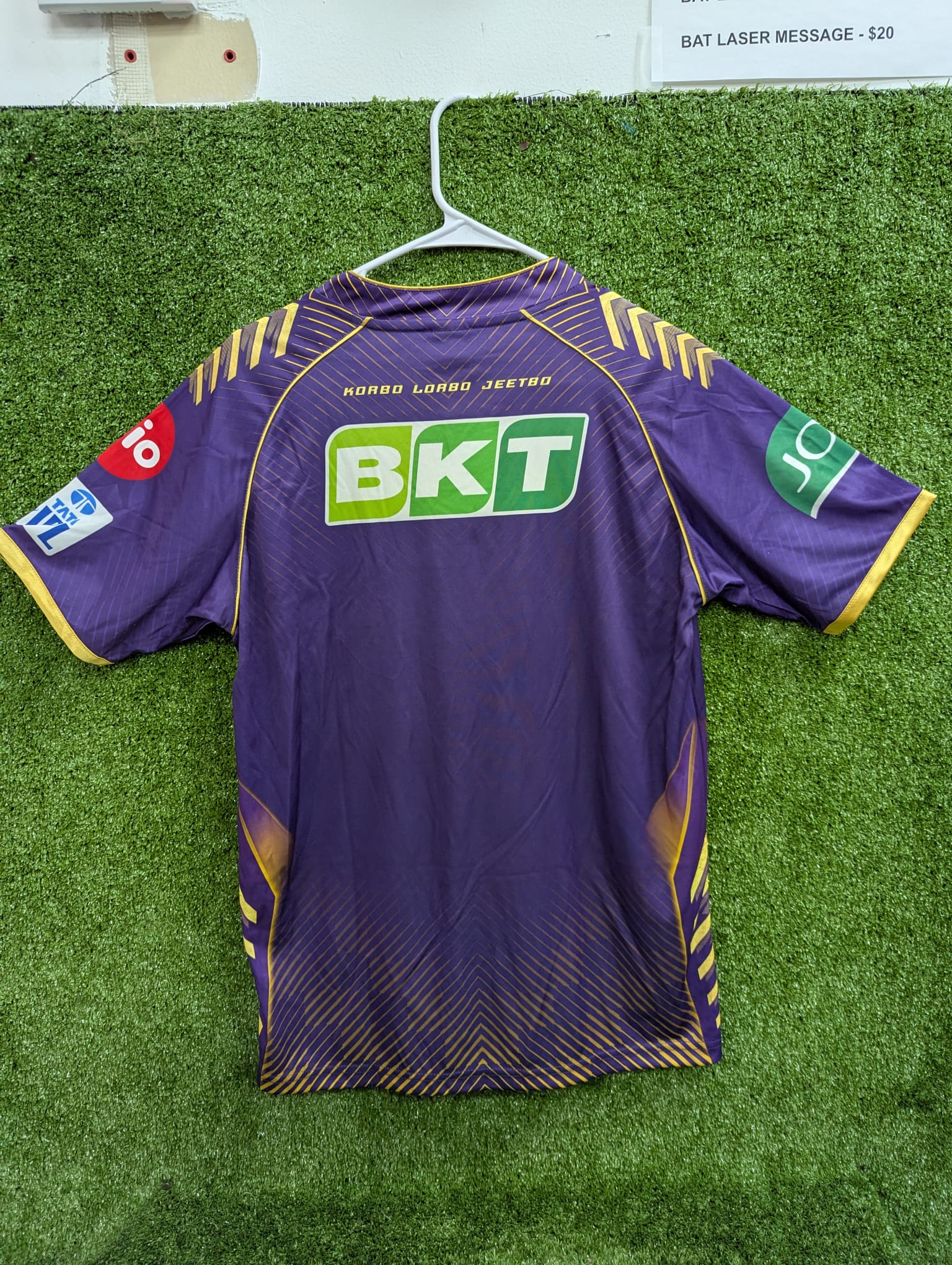 IPL Kolkata Knight Riders Official Signed Players Jersey