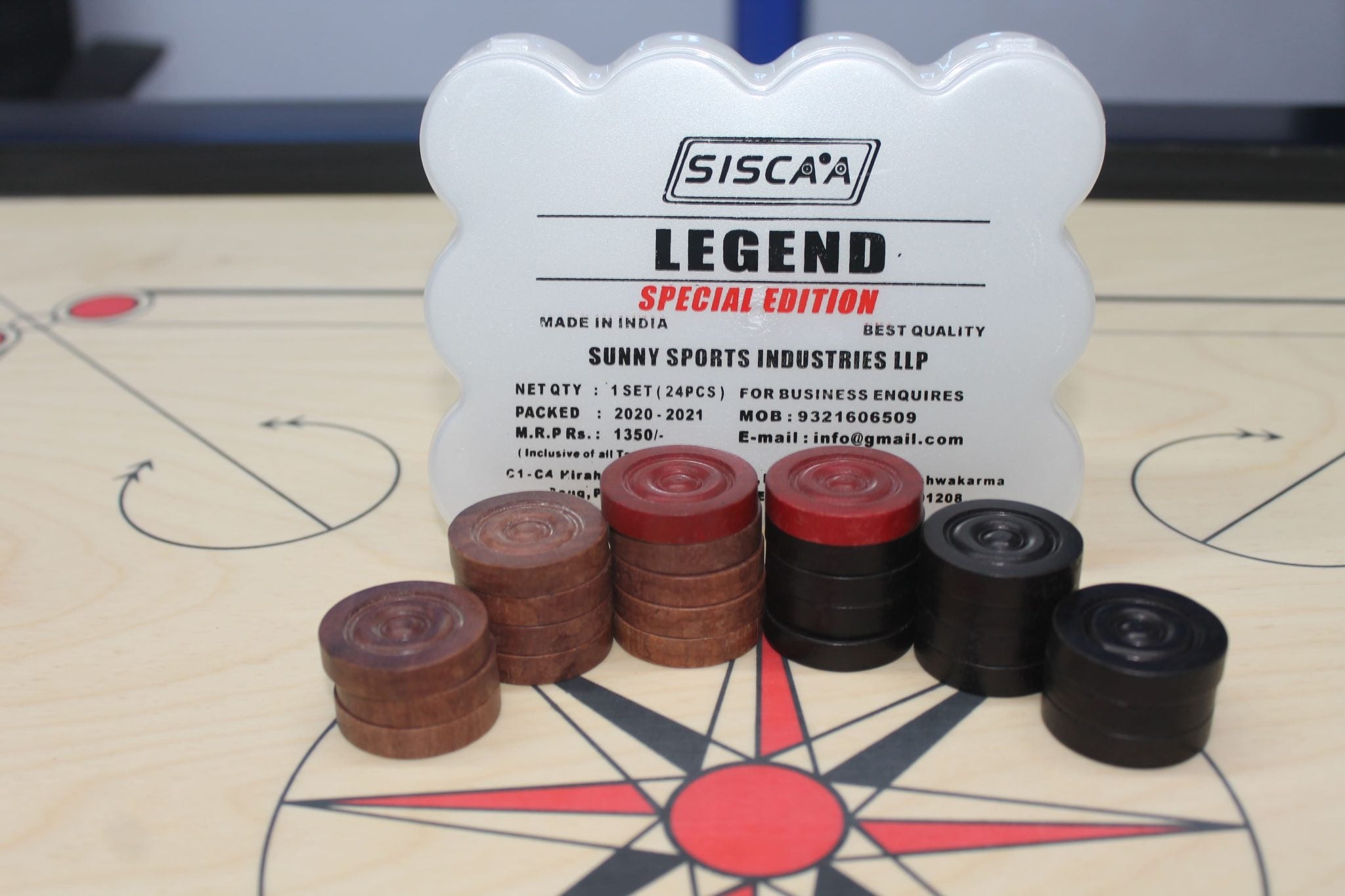 Siscaa Legend (Sepcial Edition) Carrom Coins Set