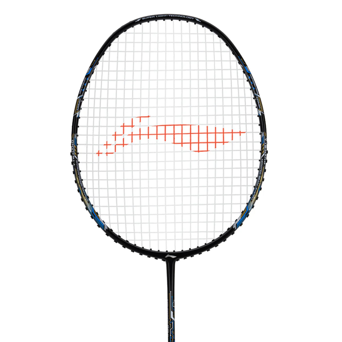Li-Ning Air Force 80 G3 Badminton Racket Prestrung (Black/Charcoal/Gold) - Made in China