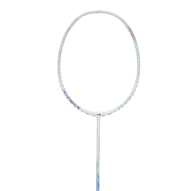 Li-Ning Axforce 80 4U White / Light Purple Badminton Racket Unstrung - Made in China