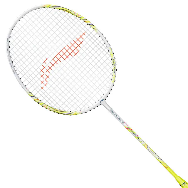 Li-Ning BladeX Spiral Neon Brilliant Yellow Badminton Racket Prestrung - Made in China