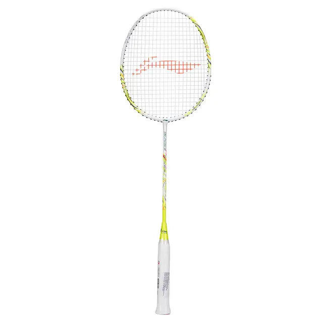 Li-Ning BladeX Spiral Neon Brilliant Yellow Badminton Racket Prestrung - Made in China