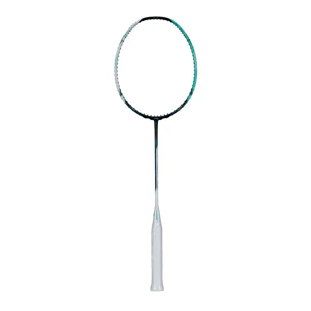 Li-Ning Halbertec 6000 Black/Aqua Green Badminton Racket Prestrung - Made in China