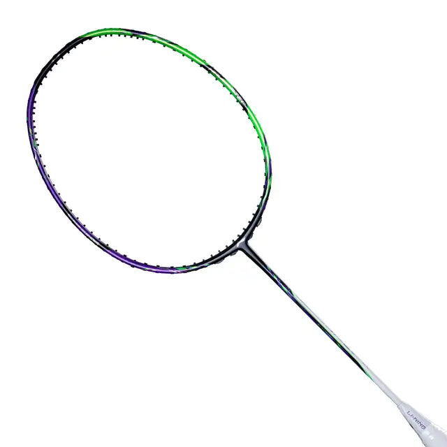 Li-Ning Halbertec 9000 Black/Purple/Green Badminton Racket Prestrung - Made in China