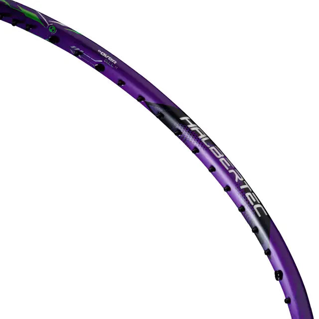 Li-Ning Halbertec 9000 Black/Purple/Green Badminton Racket Prestrung - Made in China