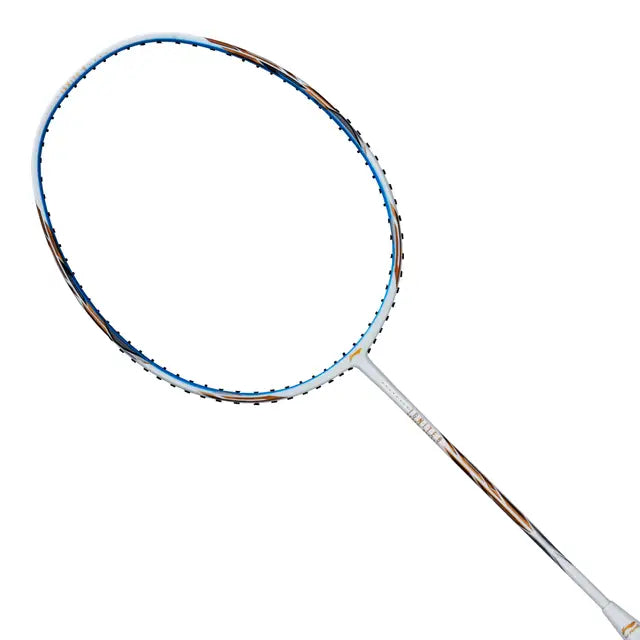 Li-Ning IGNITE 8 White Blue Badminton Racket Prestrung - Made in China