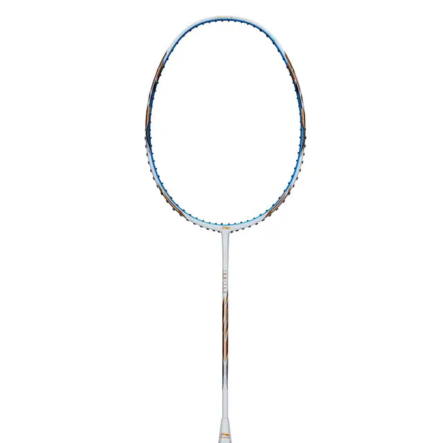 Li-Ning IGNITE 8 White Blue Badminton Racket Prestrung - Made in China