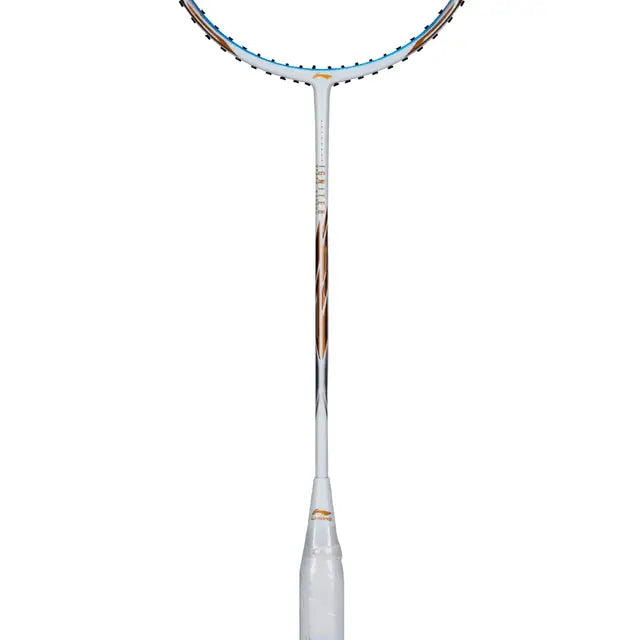 Li-Ning IGNITE 8 White Blue Badminton Racket Prestrung - Made in China