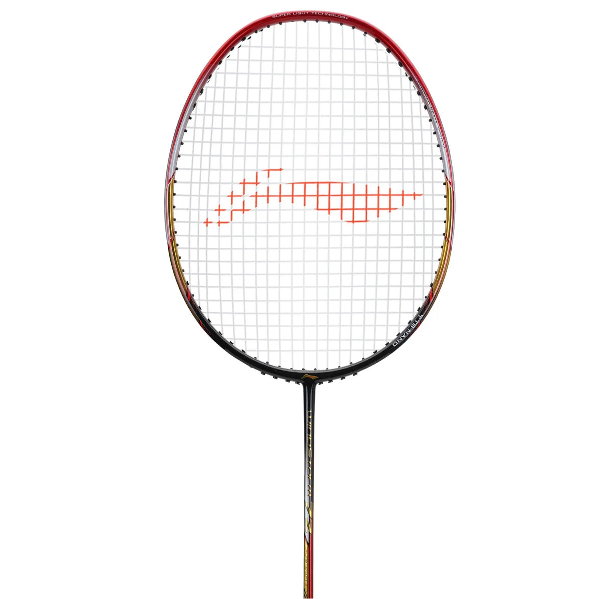 Li-Ning Windstorm 72 Black / Red Badminton Racket Unstrung - Made in China