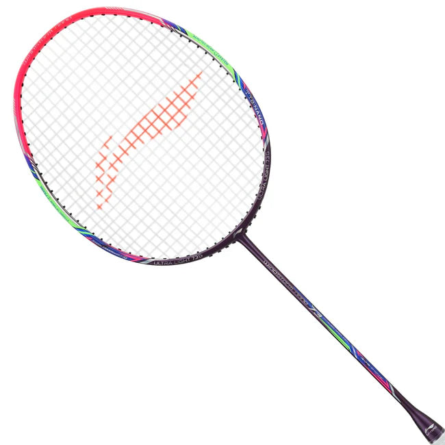 Li-Ning Windstorm Nano 73 Dark Purple / Pink Badminton Racket Unstrung - Made in China