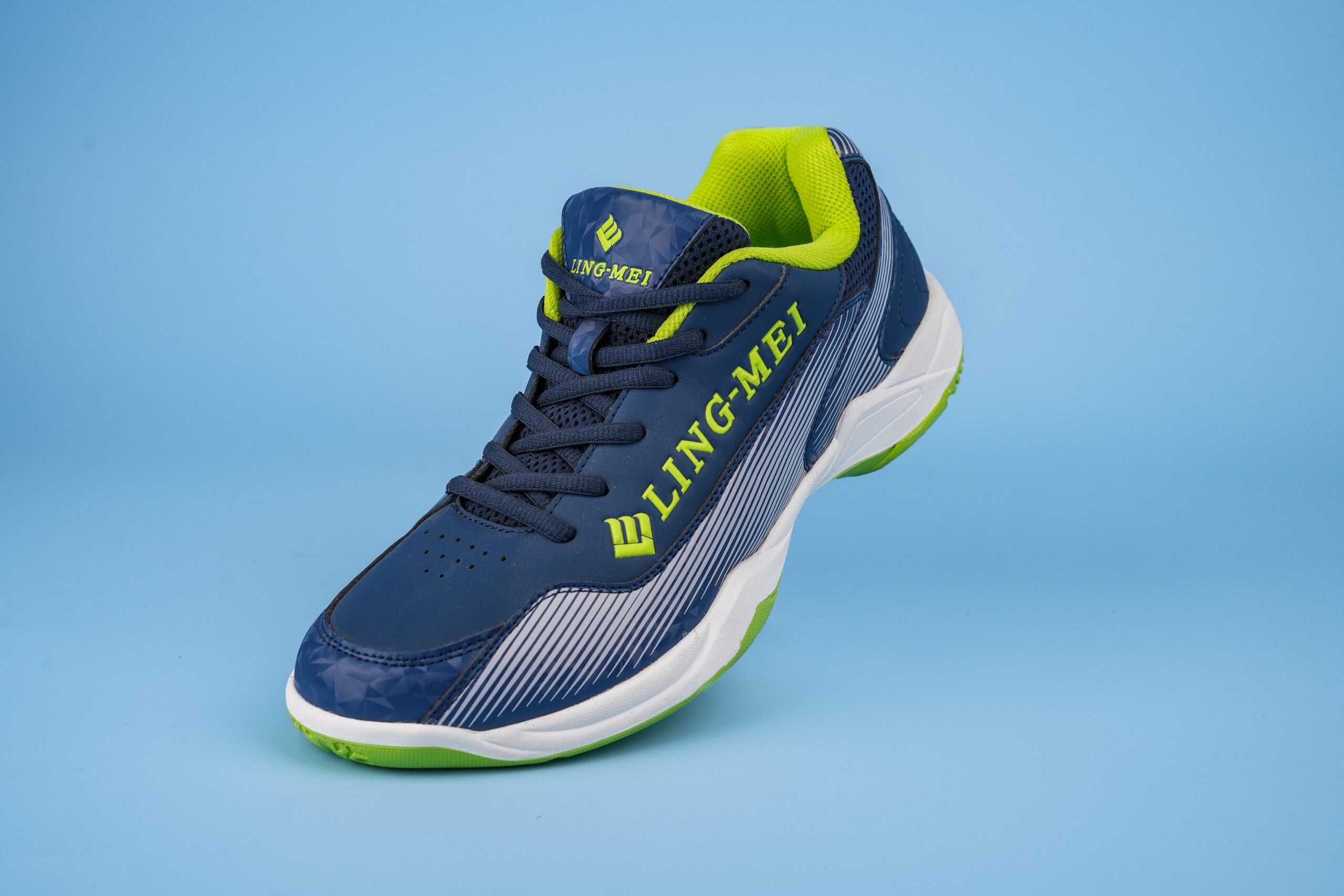 Ling-Mei LBX2405 Blue Non-Marking Badminton Shoes