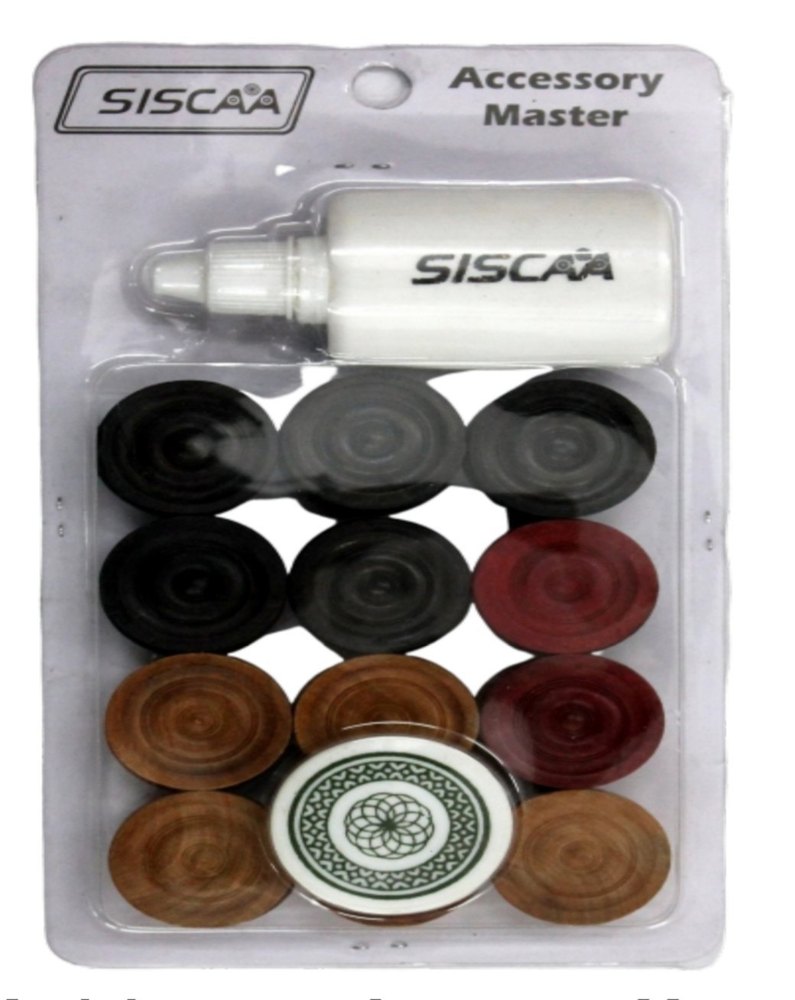 Siscaa Accessory Master Carrom Coins Set