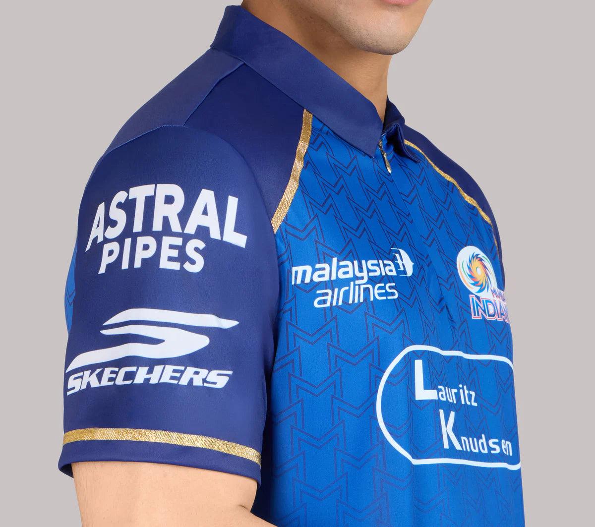 Official Mumbai Indians 2026 Men's IPL Fan Jersey - Royal Blue