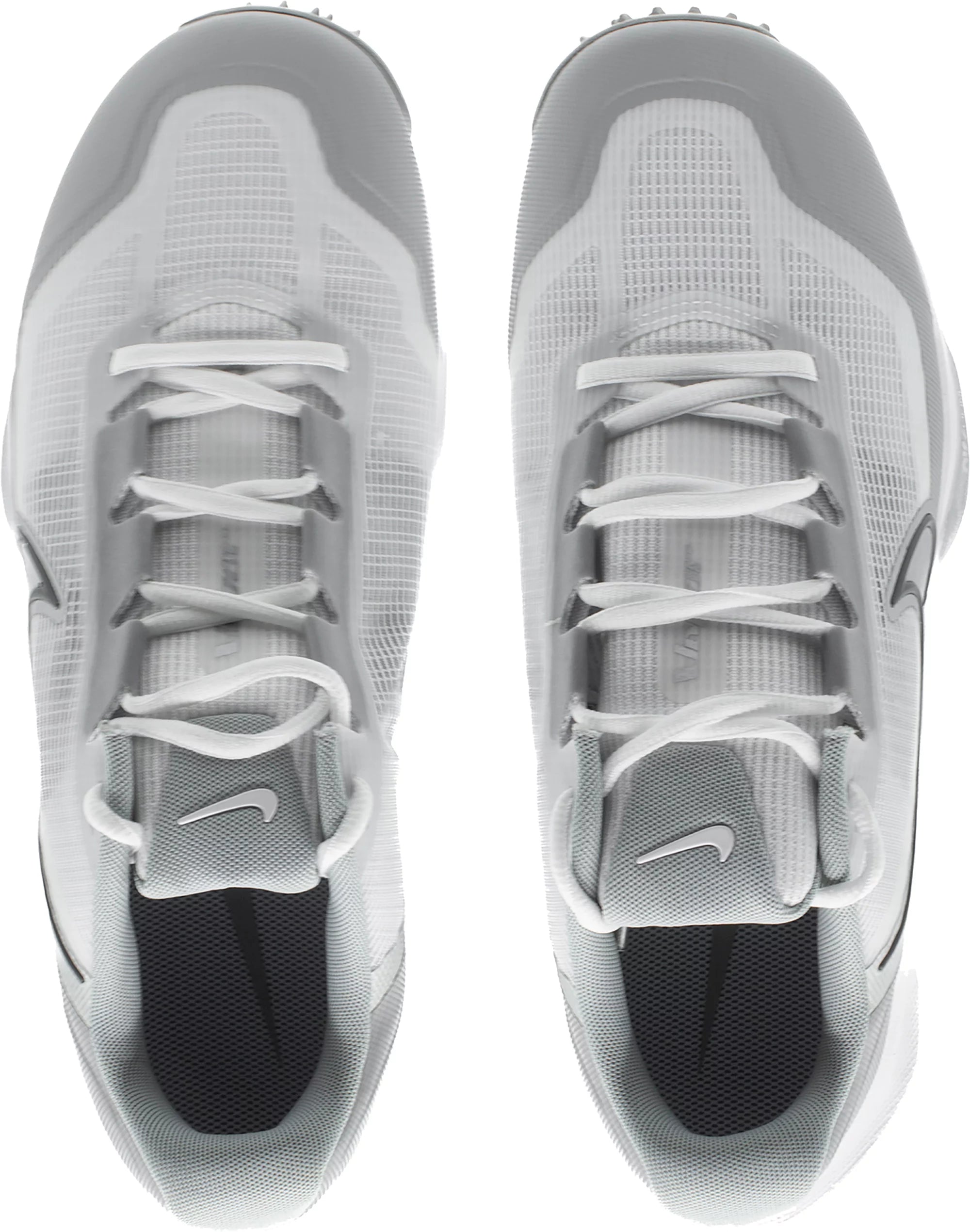 Nike React Vapor Drive 2 Silver/White Cricket Rubber Spike Shoes-3-Top_ricket_Store