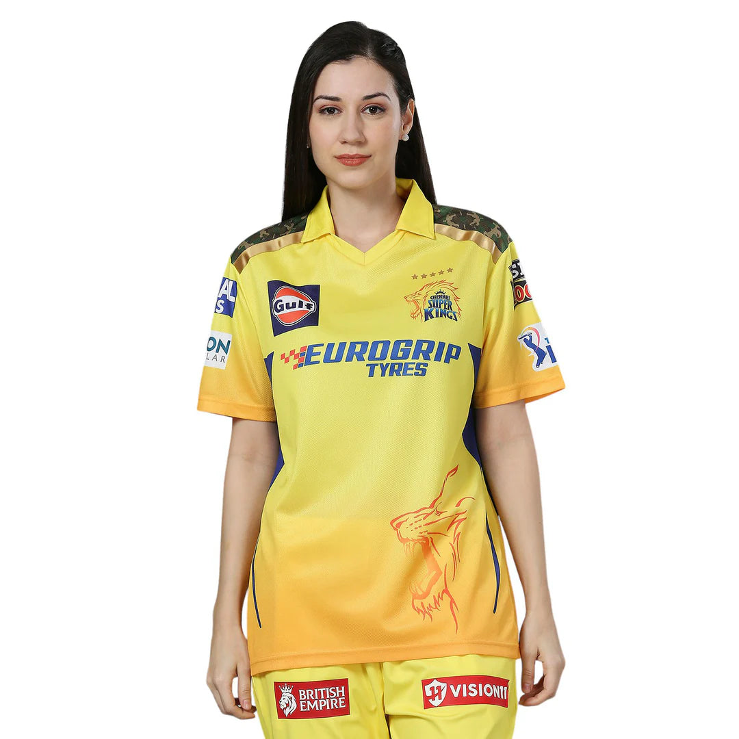 IPL Chennai Super King (CSK) Official Fan Jersey 2024