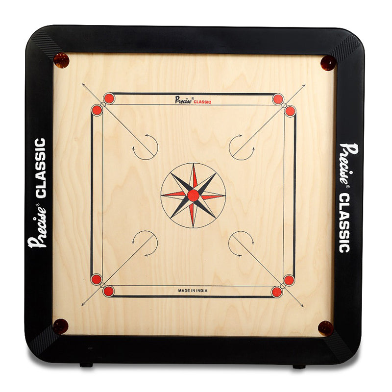 Precise Jumbo 36mm English Birch Ply Classic Carrom Board