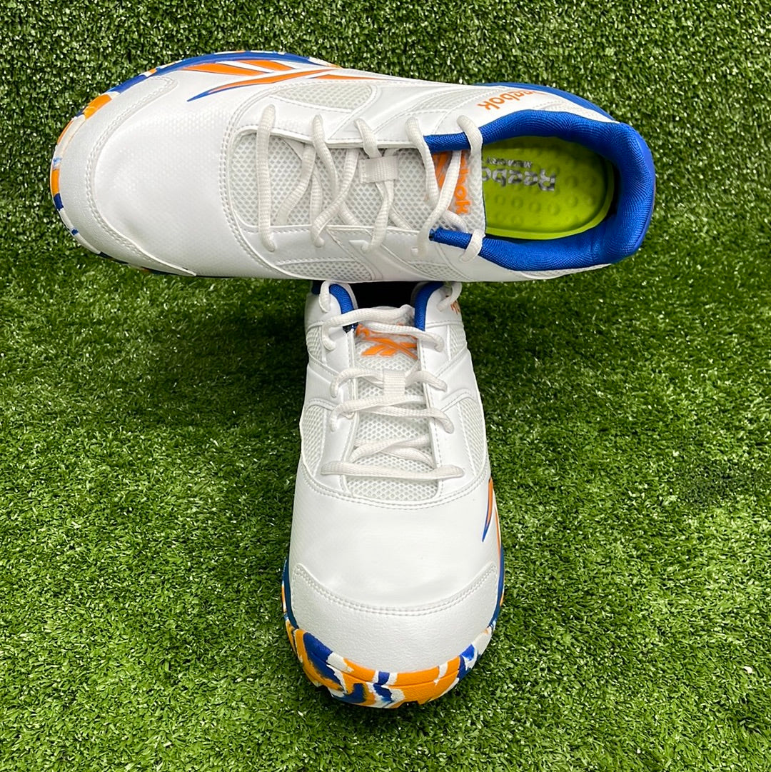 Reebok Re-Volve White  Shocking Orange Vec. Blue Shoes-7-Top_Criket_Store