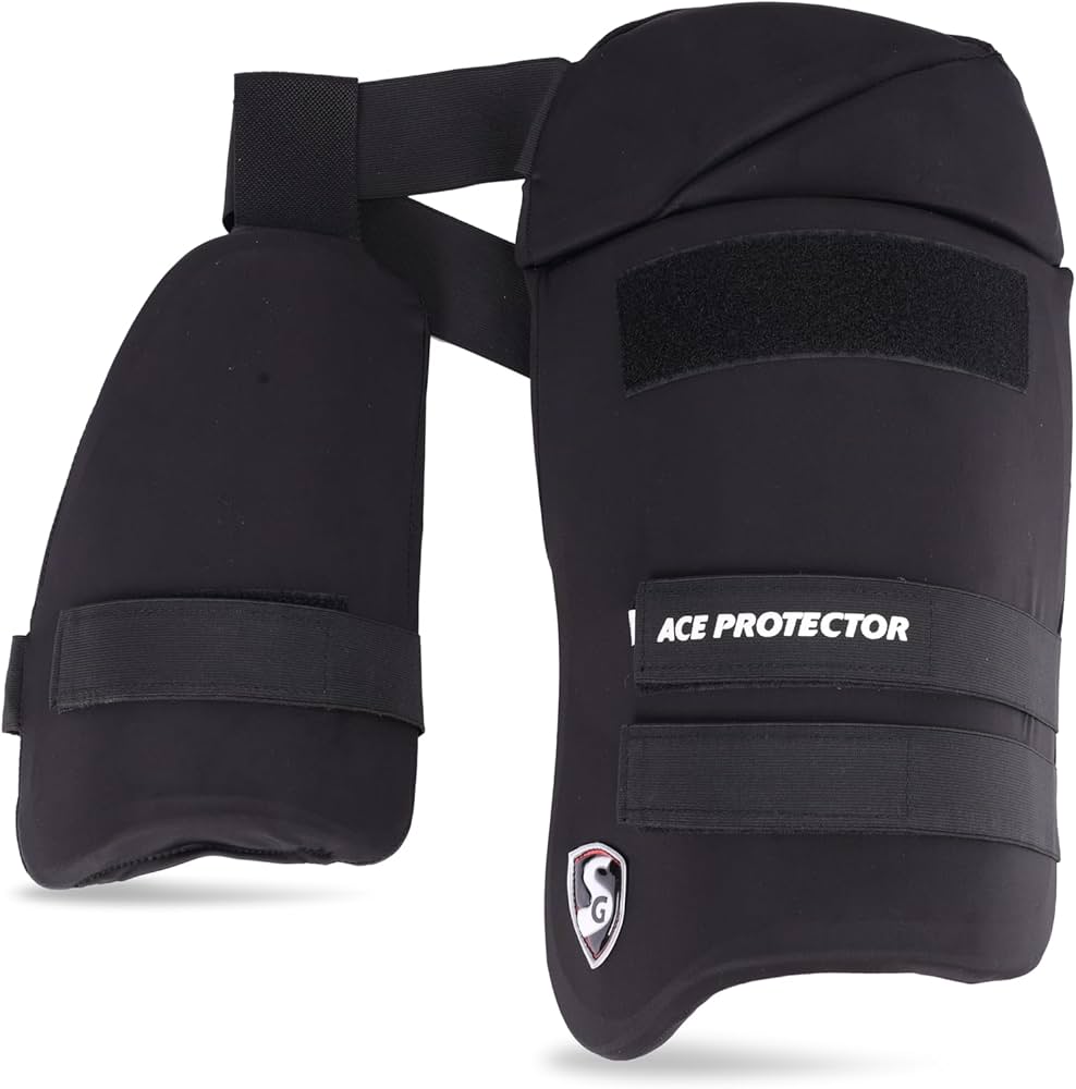 SG Combo Ace Protector Adult Thigh Guard (Black)