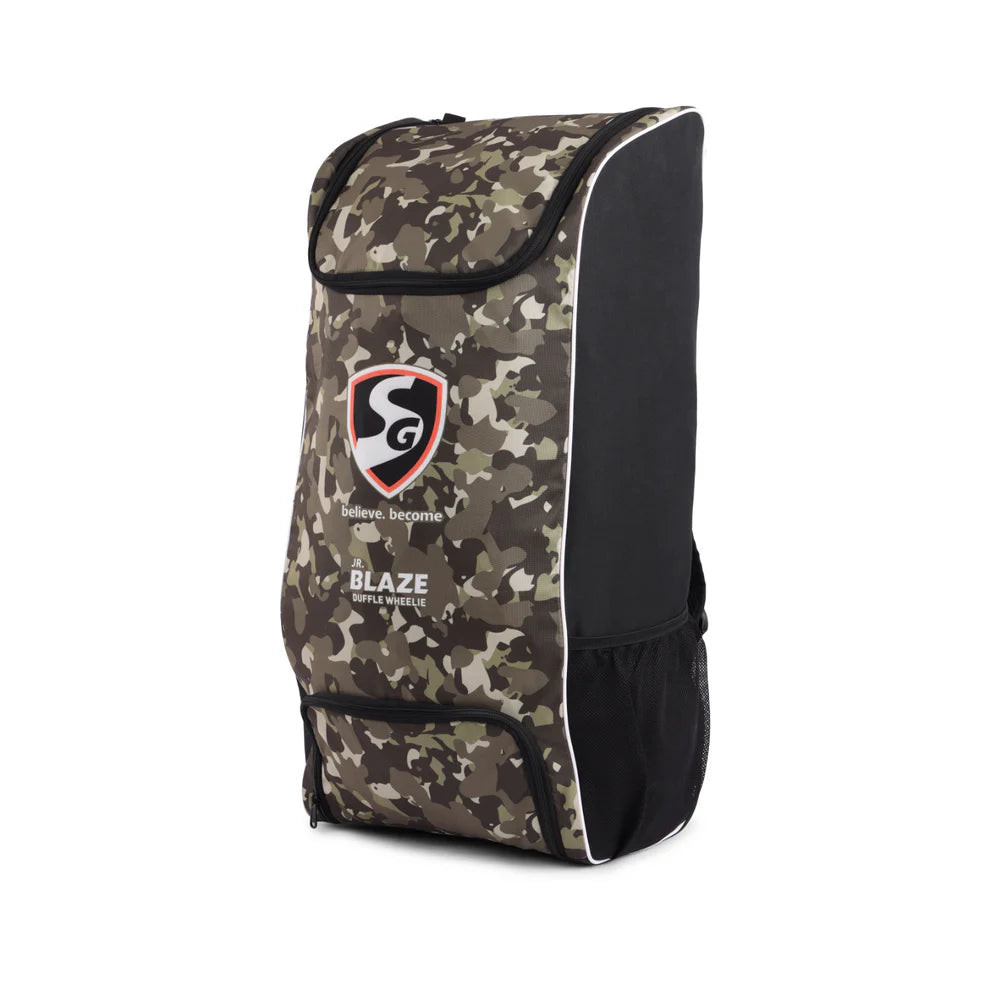 SG Blaze Junior Camo Duffle Wheelie Kit Bag