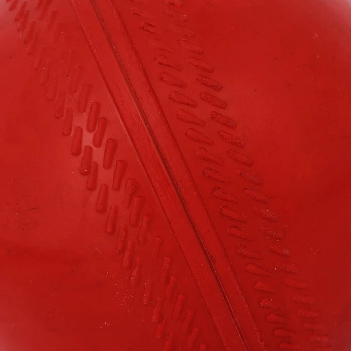 SG Everlast Synthetic Red Cricket Ball by SG - back view - TopCricketStore