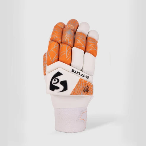 SG R-17 Lite Junior / Youth Cricket Batting Gloves (Orange) SG