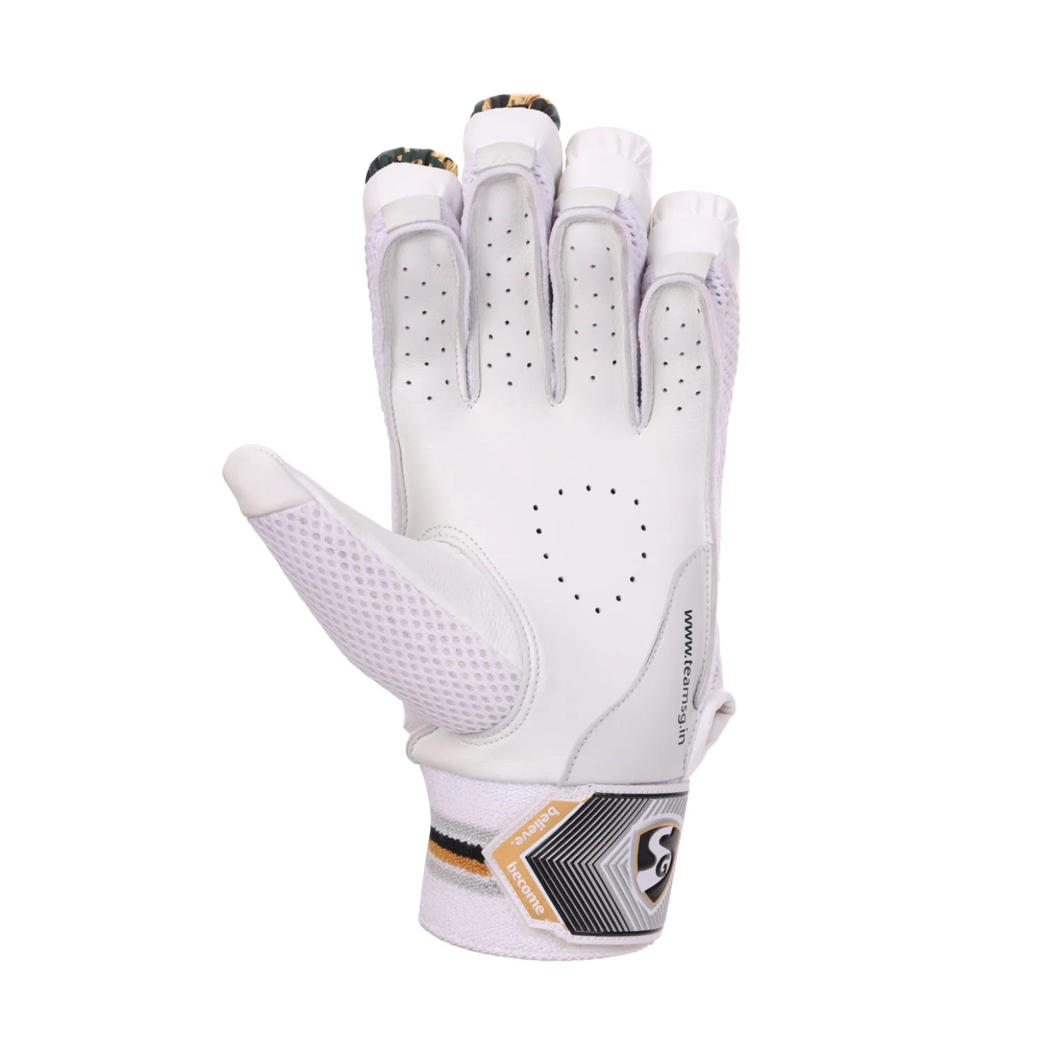 SG Savage Lite Adult Cricket Batting Gloves Green