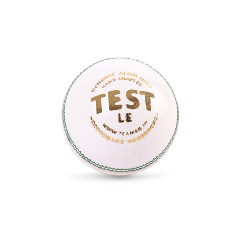 SG Test LE White Cricket Leather Ball by SG - TopCricketStore