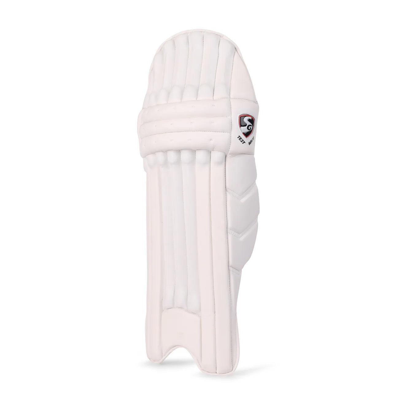 SG Test White Cricket Batting Pads - Side
