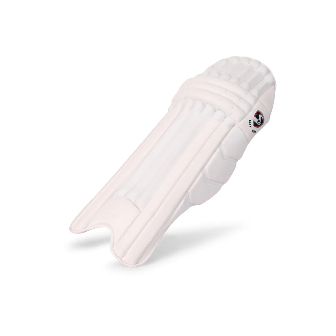 SG Test White Cricket Batting Pads - Side