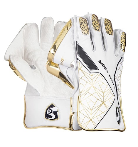 SG Hilite Gold Adult Cricket Wicket Keeping Gloves