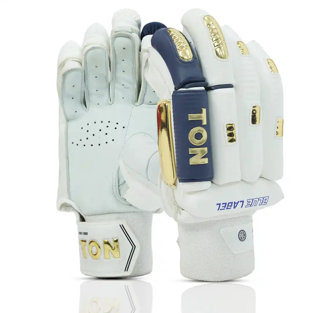 SS TON Blue Label Adult Cricket Batting Gloves SS