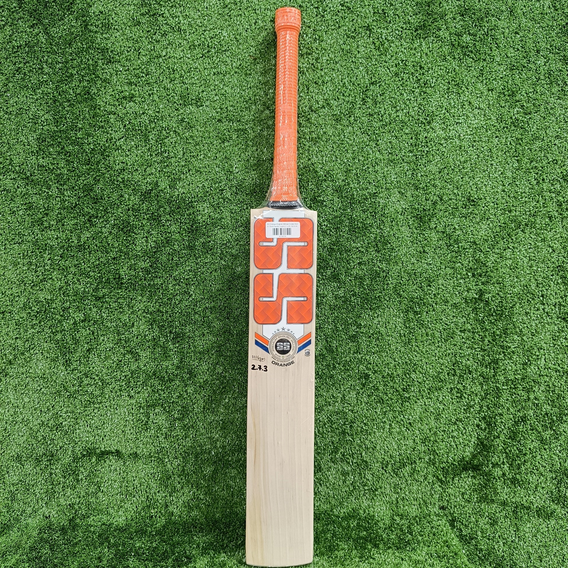 SS Orange English Willow Cricket Bat