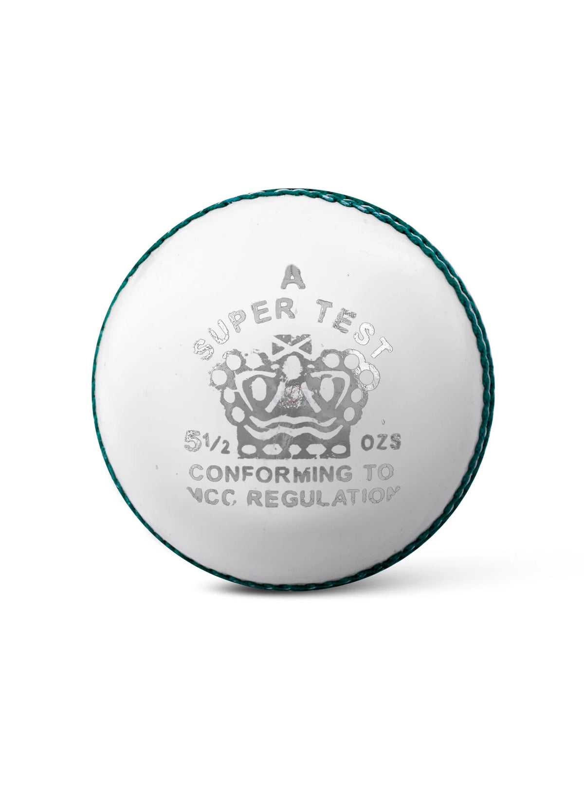 CA Super Test White Cricket Leather Ball Adult Size 156gms CA Sports