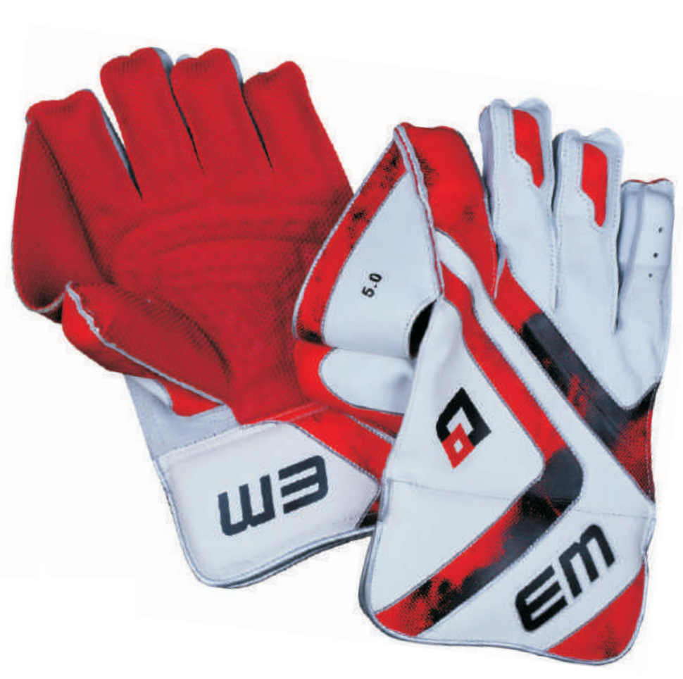 EM Quantum 5.0 Adult Cricket Wicket Keeping Gloves